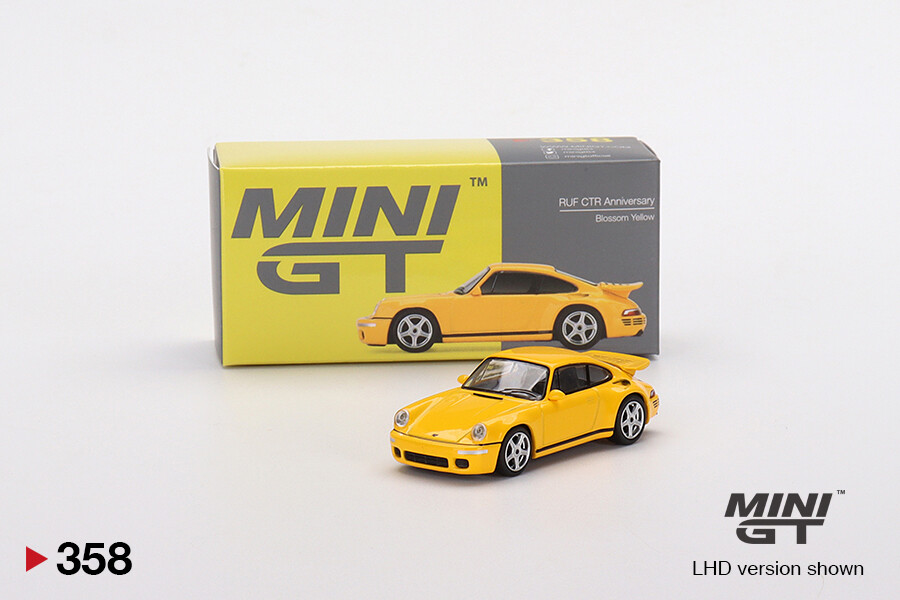 Mini GT 1/64 RUF CTR Anniversary Blossom Yellow MGT00358 - Thumbnail