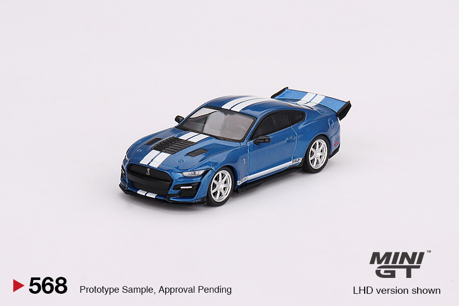 Mini GT 1/64 Shelby GT500 Dragon Snake Concept Ford Performance Blue MGT00568 - Thumbnail