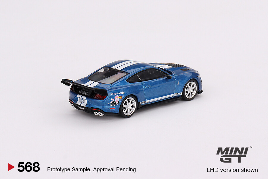 Mini GT 1/64 Shelby GT500 Dragon Snake Concept Ford Performance Blue MGT00568 - Thumbnail