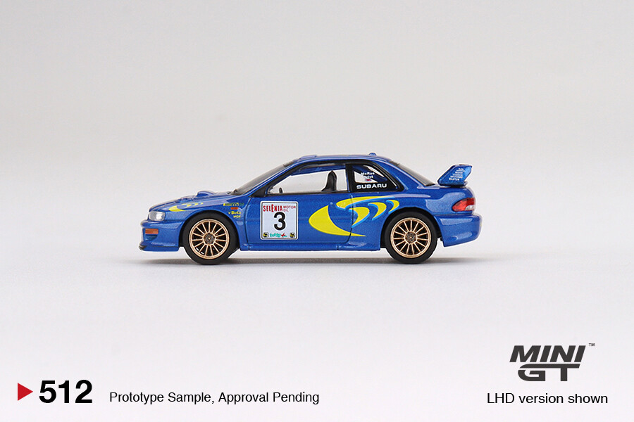 Mini GT 1/64 Subaru Impreza WRC97 1997 Rally Sanremo Winner #3 MGT00512 - Thumbnail