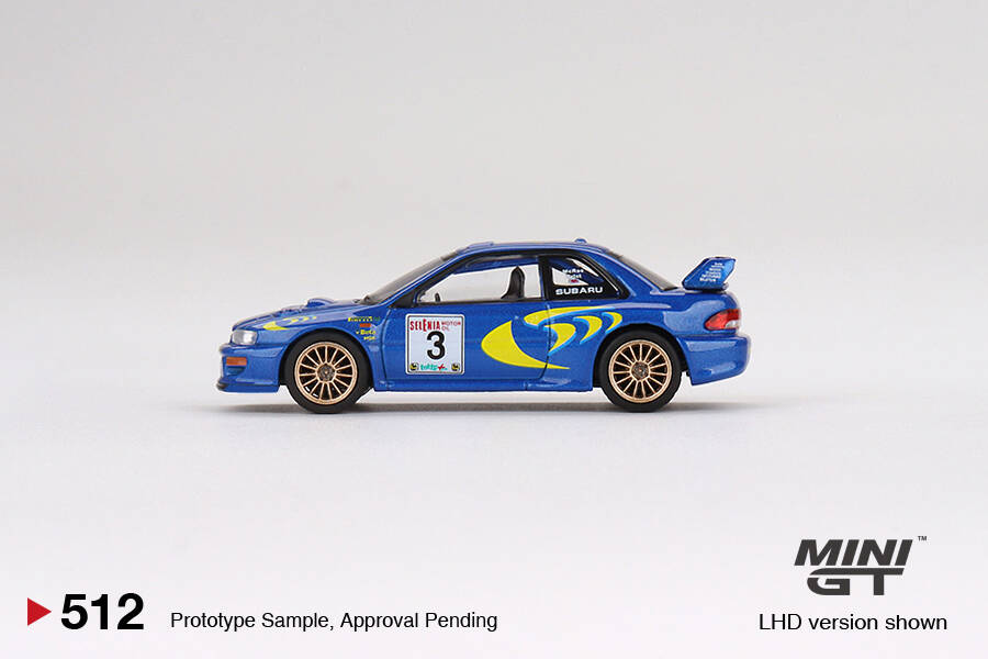 Mini GT 1/64 Subaru Impreza WRC97 1997 Rally Sanremo Winner #3 MGT00512