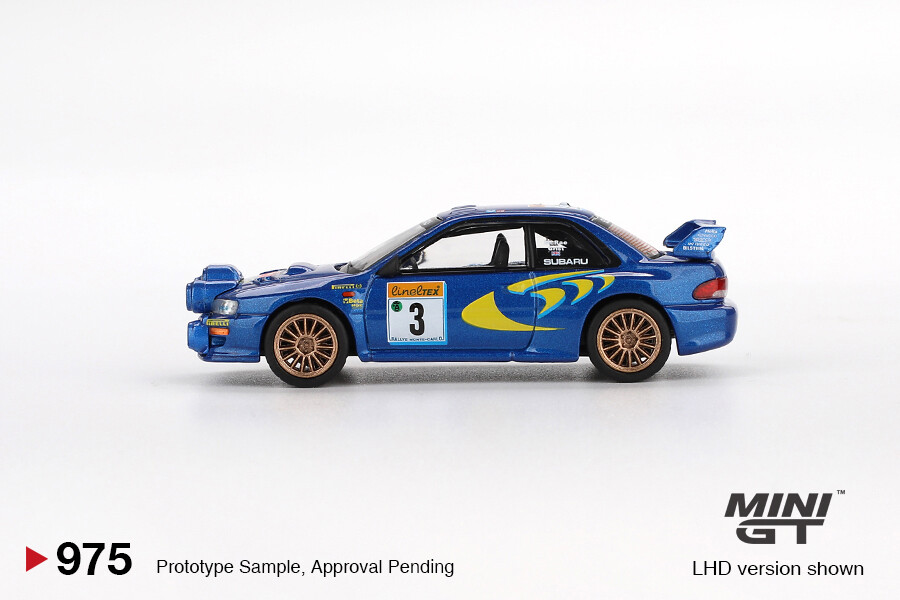 (ÖN SATIŞ) Mini GT 1/64 Subaru Impreza WRC98 1998 Rally Monte-Carlo 3rd Place #3 MGT00975 - Thumbnail