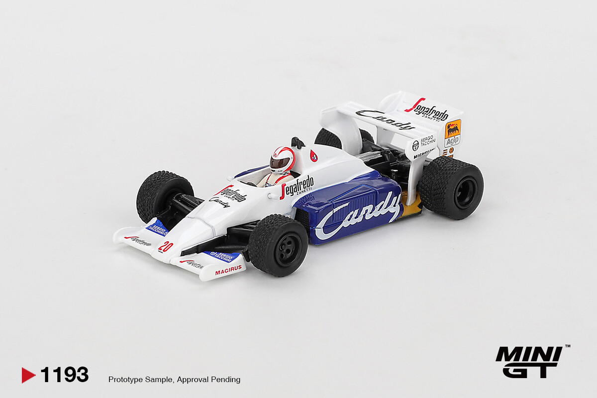 (ÖN SATIŞ) Mini GT 1/64 Toleman TG184 Johnny Cecotto 1984 Monaco Grand Prix MGT01193 - Thumbnail
