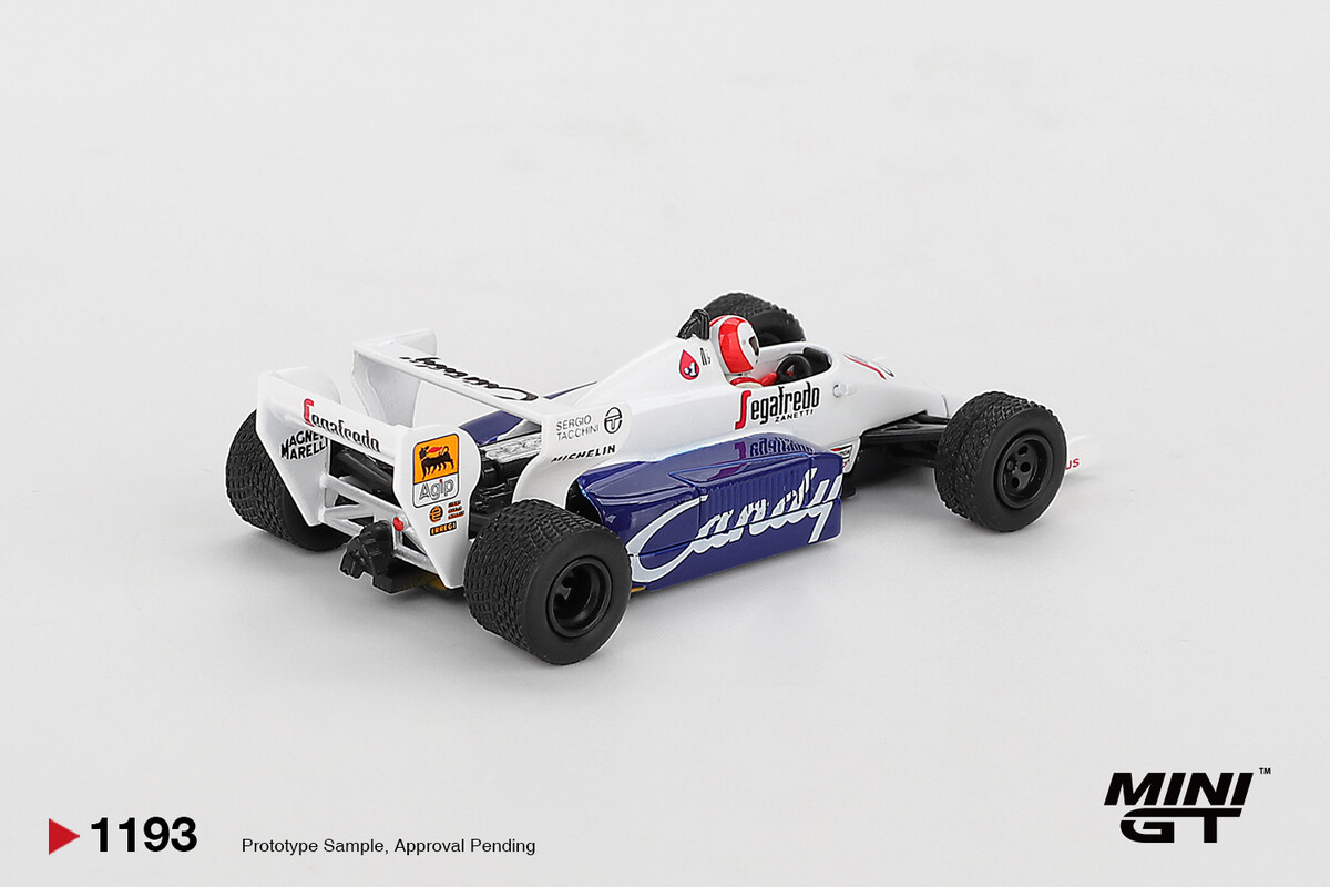 (ÖN SATIŞ) Mini GT 1/64 Toleman TG184 Johnny Cecotto 1984 Monaco Grand Prix MGT01193 - Thumbnail
