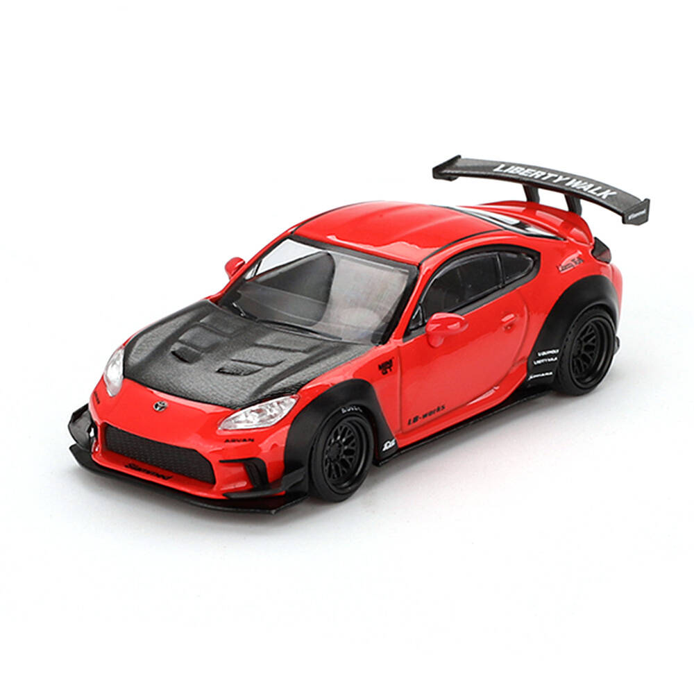 (ÖN SATIŞ) Mini GT 1/64 Toyota GR86 LB?Nation Red - Blister Paket MGT00885-BL