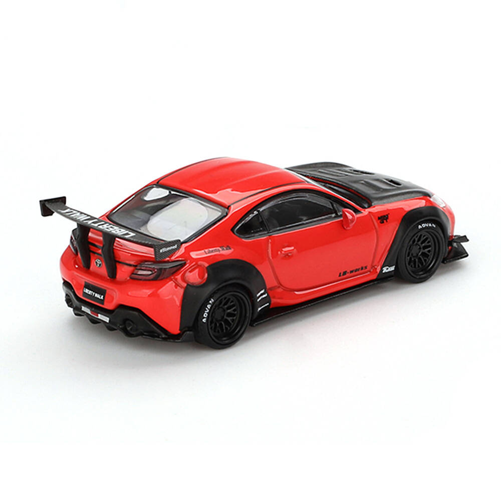 (ÖN SATIŞ) Mini GT 1/64 Toyota GR86 LB?Nation Red - Blister Paket MGT00885-BL