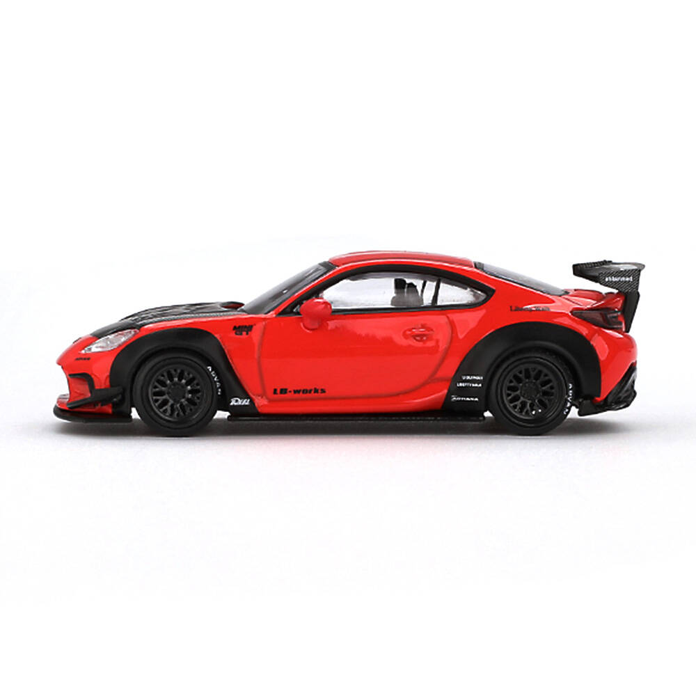 (ÖN SATIŞ) Mini GT 1/64 Toyota GR86 LB?Nation Red - Blister Paket MGT00885-BL