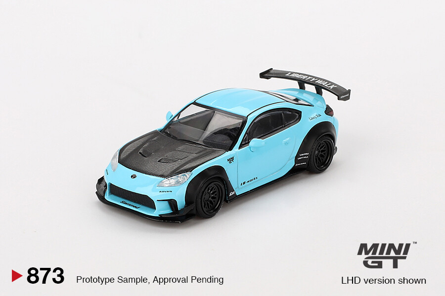 (ÖN SATIŞ) Mini GT 1/64 Toyota GR86 LB Nation Baby Blue MGT00873 - Thumbnail