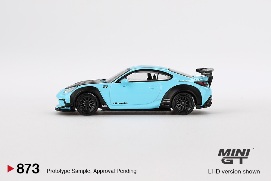 (ÖN SATIŞ) Mini GT 1/64 Toyota GR86 LB Nation Baby Blue MGT00873 - Thumbnail