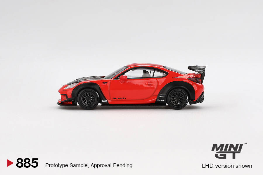 (ÖN SATIŞ) Mini GT 1/64 Toyota GR86 LB Nation Red MGT00885