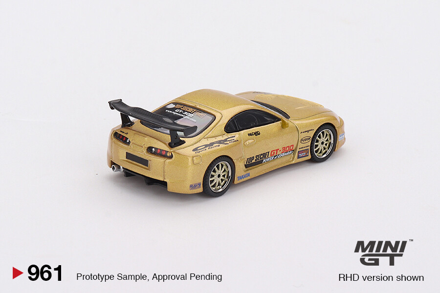(ÖN SATIŞ) Mini GT 1/64 Toyota Supra (A80) Top Secret GT-300 Top Secret Gold MGT00961 - Thumbnail