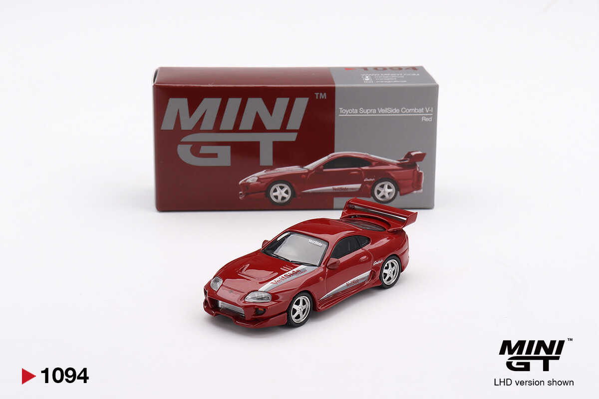 ÖN SATIŞ) Mini GT 1/64 Toyota Supra VeilSide Combat V-I Red