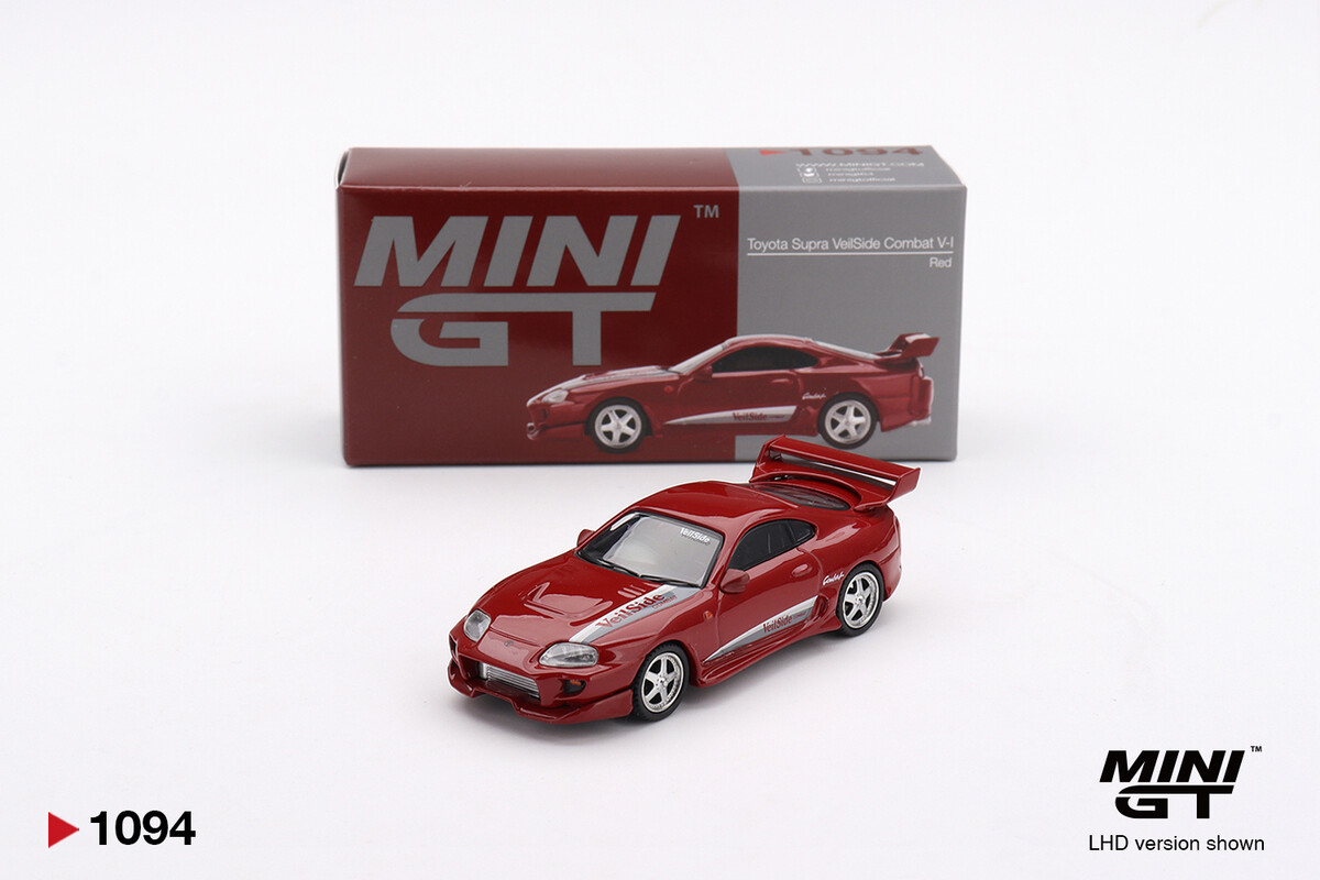 (ÖN SATIŞ) Mini GT 1/64 Toyota Supra VeilSide Combat V-I Red MGT01094 - Thumbnail
