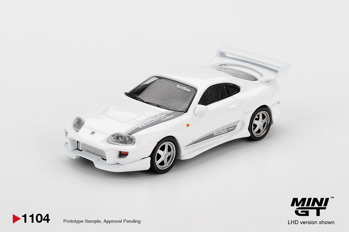 (ÖN SATIŞ) Mini GT 1/64 Toyota Supra VeilSide Combat V-I White MGT01104 - Thumbnail