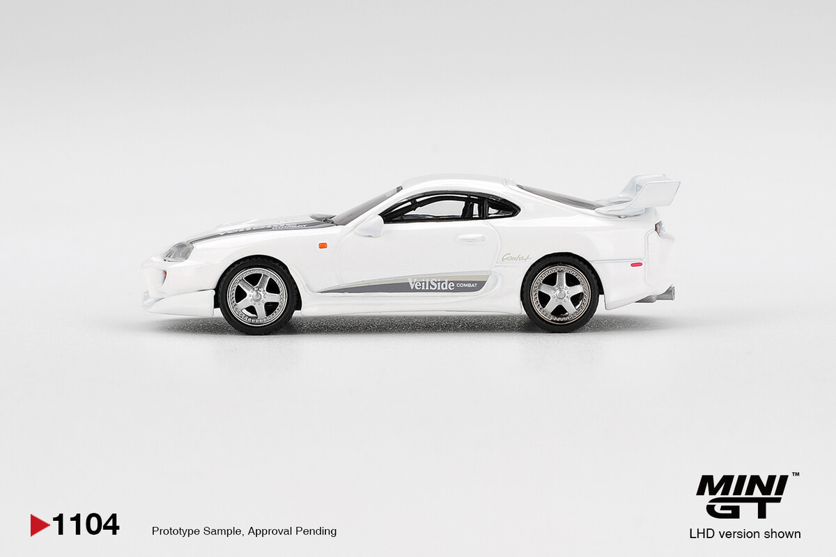 (ÖN SATIŞ) Mini GT 1/64 Toyota Supra VeilSide Combat V-I White MGT01104 - Thumbnail