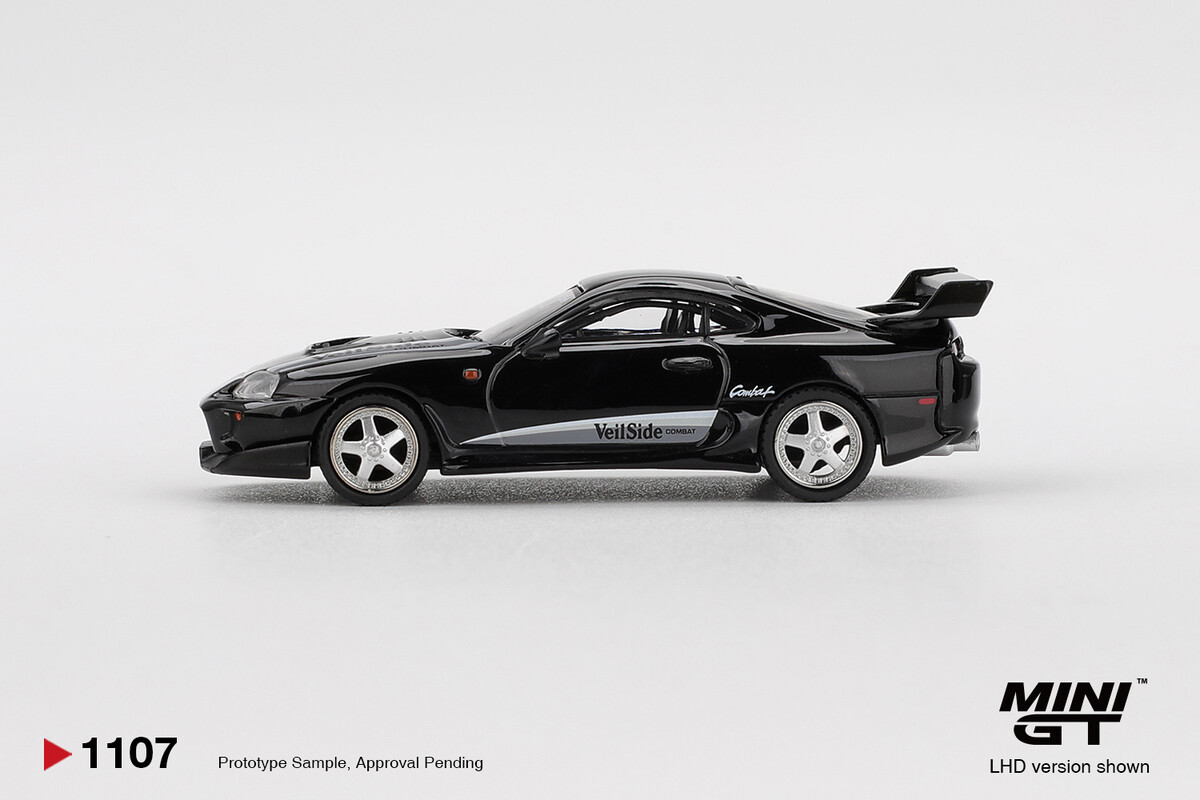 (ÖN SATIŞ) Mini GT 1/64 Toyota Supra VeilSide Combat V-II Black MGT01107 - Thumbnail