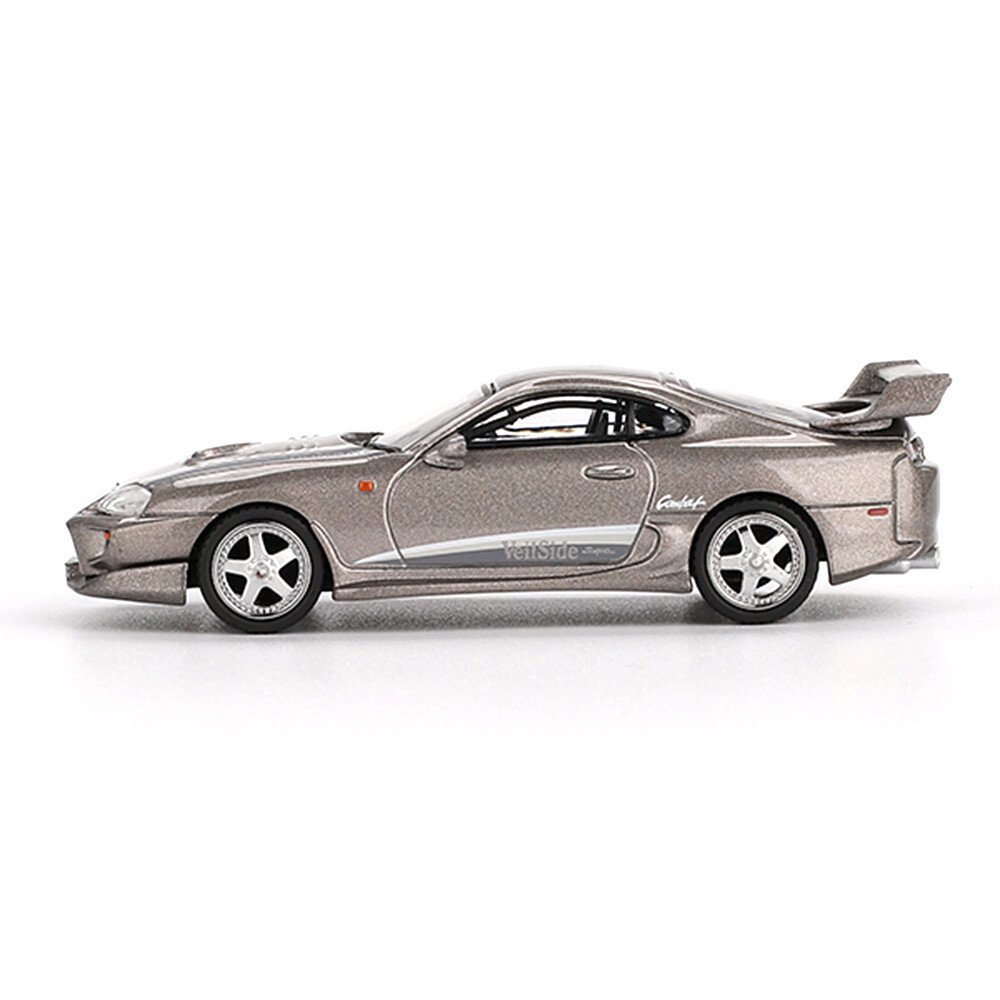 Mini GT 1/64 Toyota Supra VeilSide Combat V-II Combat Grey - Blister Paket MGT00978-BL - Thumbnail