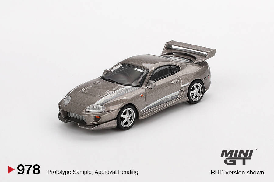 (ÖN SATIŞ) Mini GT 1/64 Toyota Supra VeilSide Combat V-II Combat Grey MGT00978
