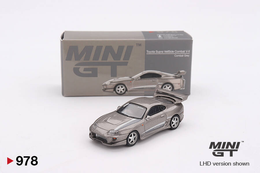 (ÖN SATIŞ) Mini GT 1/64 Toyota Supra VeilSide Combat V-II Combat Grey MGT00978