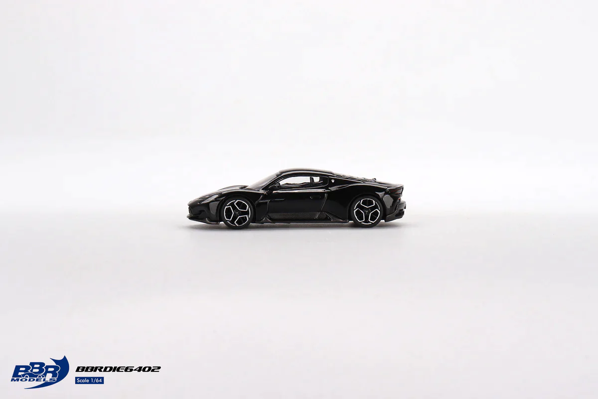 Mini GT BBR 1/64 Maserati MC20 Nero Enigma BBRDIE6402 - Thumbnail