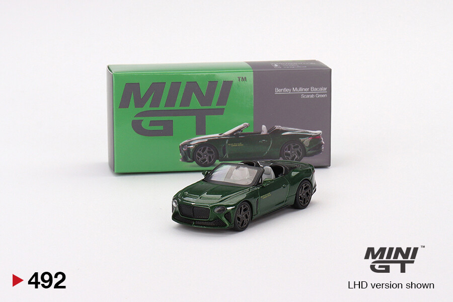 Mini GT Bentley Mulliner Bacalar Scarab Green MGT00492 - Thumbnail