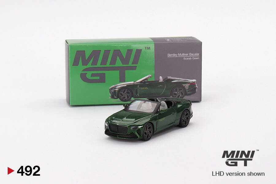 Mini GT Bentley Mulliner Bacalar Scarab Green MGT00492