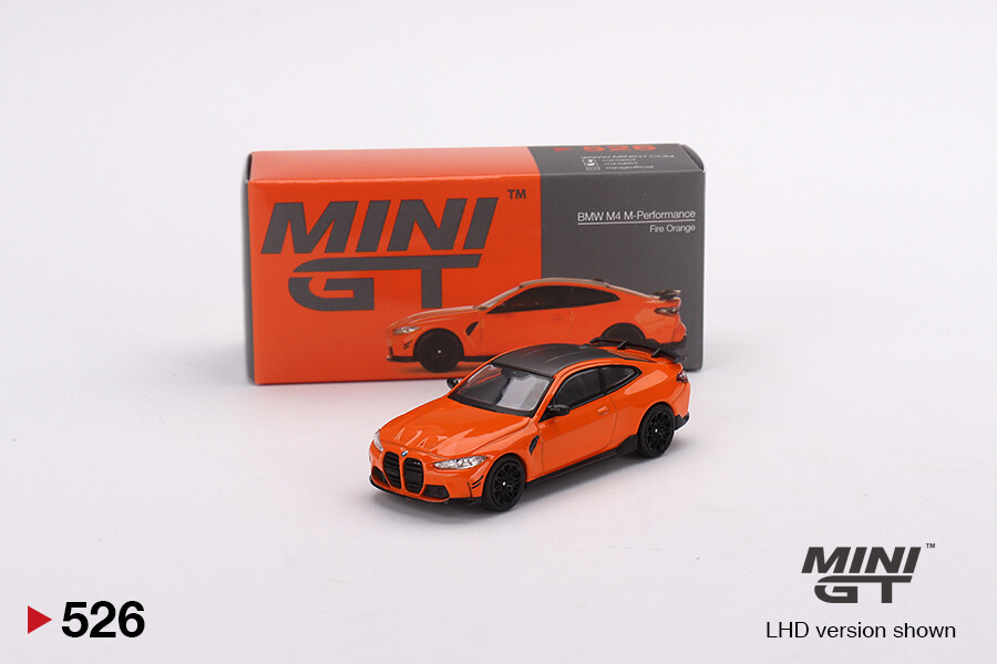 Mini GT BMW M4 M-Performance (G82) Fire Orange MGT00526 - Thumbnail