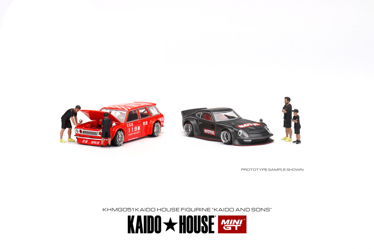Mini GT Datsun KAIDO Fairlady Z MOTUL Z V1 1/64 Figurine: Kaido & Sons KHMG051 - Thumbnail