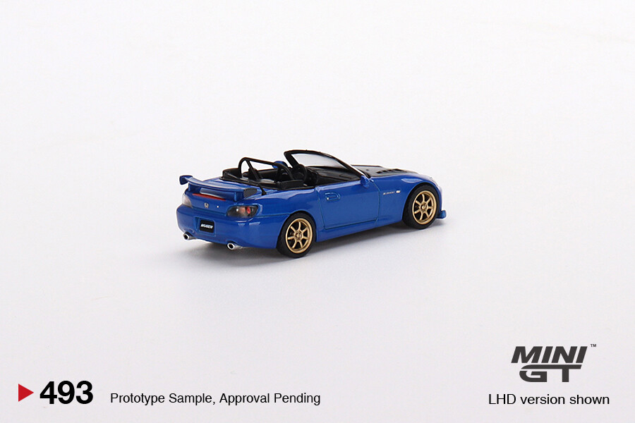 Mini GT Honda S2000 (AP2) Mugen Monte Carlo Blue Pearl MGT00493 - Thumbnail