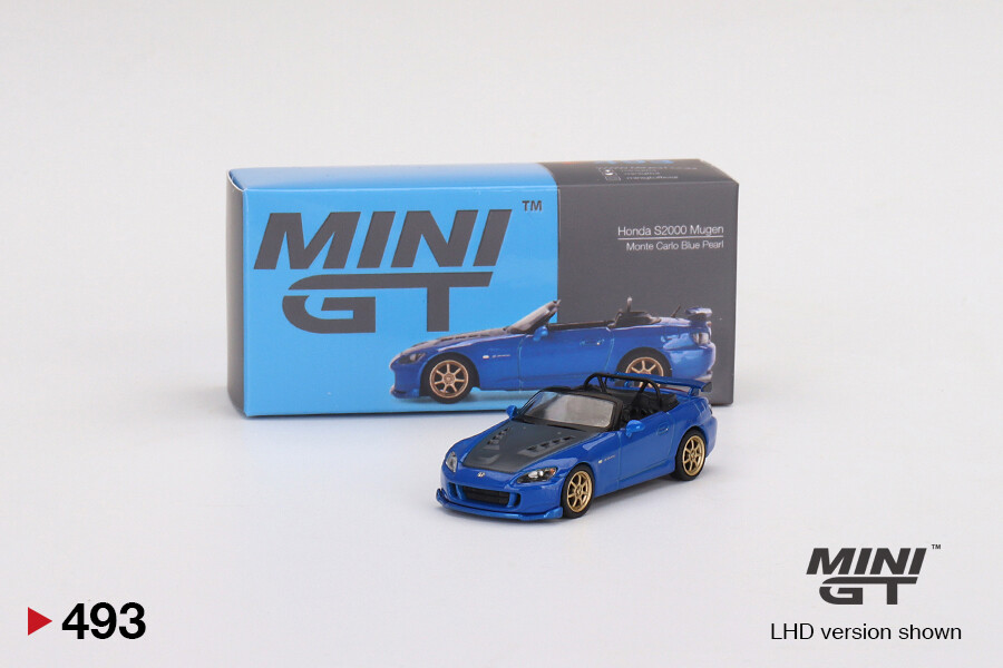 Mini GT Honda S2000 (AP2) Mugen Monte Carlo Blue Pearl MGT00493 - Thumbnail
