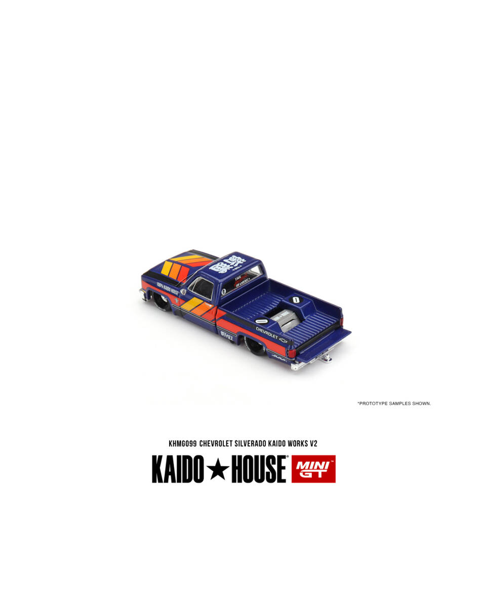Mini GT [KaidoHouse x MiniGT] 1/64 Chevrolet Silverado KAIDO WORKS V2 KHMG099