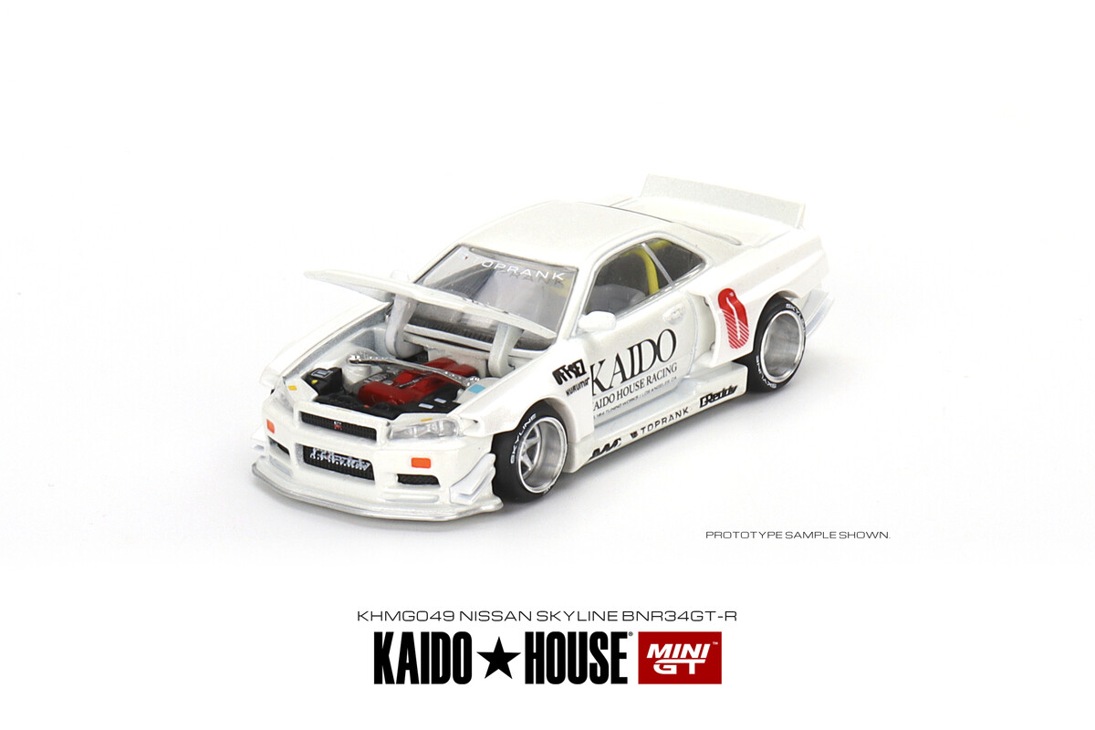 Mini GT Nissan Skyline GT-R (R34) Kaido Works V2 KHMG049 - Thumbnail