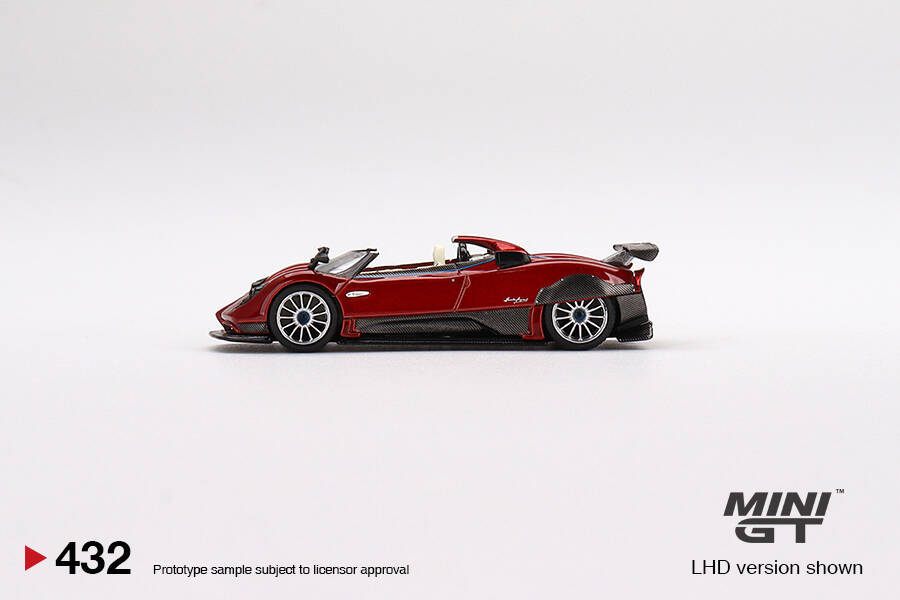 (ÖN SATIŞ) Mini GT Pagani Zonda HP Barchetta Rosso Dubai MGT00432