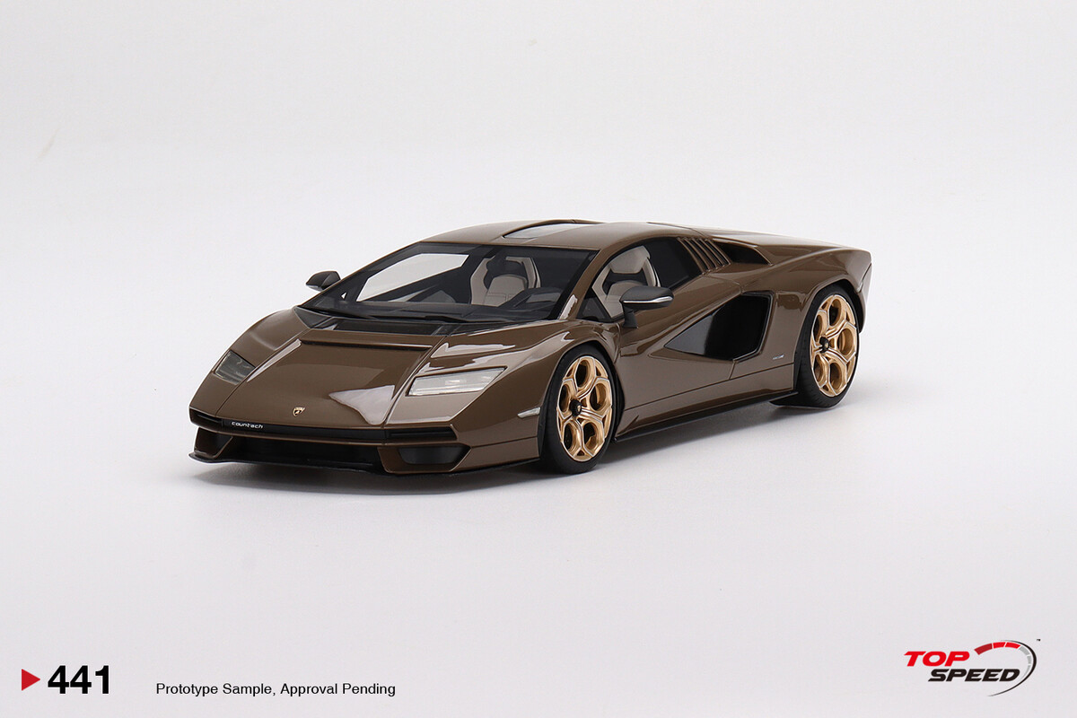 Top Speed - TopSpeed 1/18 Lamborghini Countach LPI 800-4 Dark Bronze TS0441