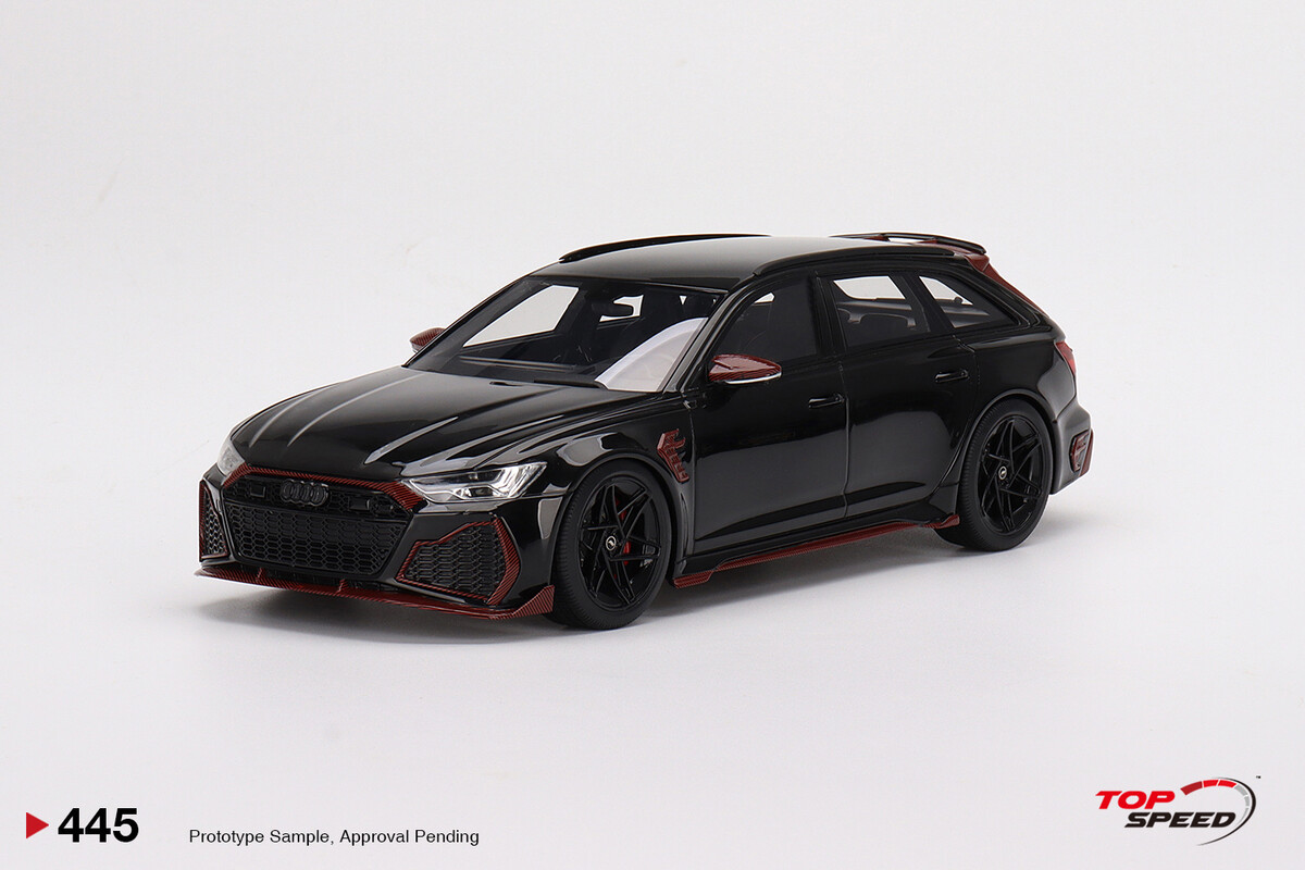 TopSpeed 1/18 ABT Audi RS6 Johann Abt Signature Edition Black TS0445 - Thumbnail