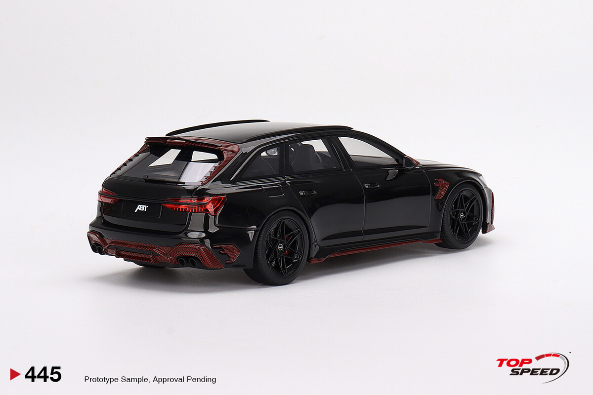 TopSpeed 1/18 ABT Audi RS6 Johann Abt Signature Edition Black TS0445 - Thumbnail