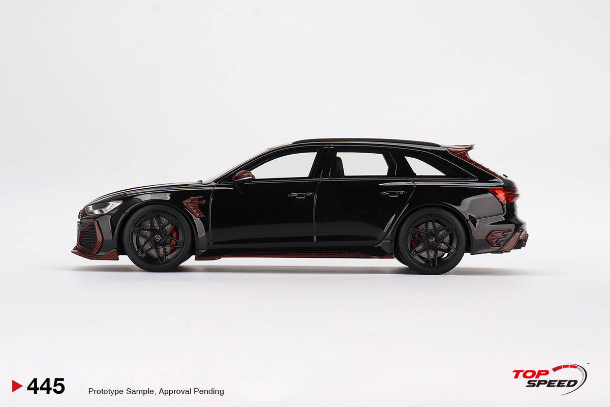 TopSpeed 1/18 ABT Audi RS6 Johann Abt Signature Edition Black TS0445