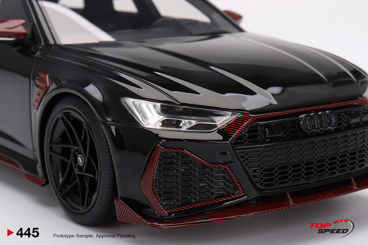 TopSpeed 1/18 ABT Audi RS6 Johann Abt Signature Edition Black TS0445 - Thumbnail