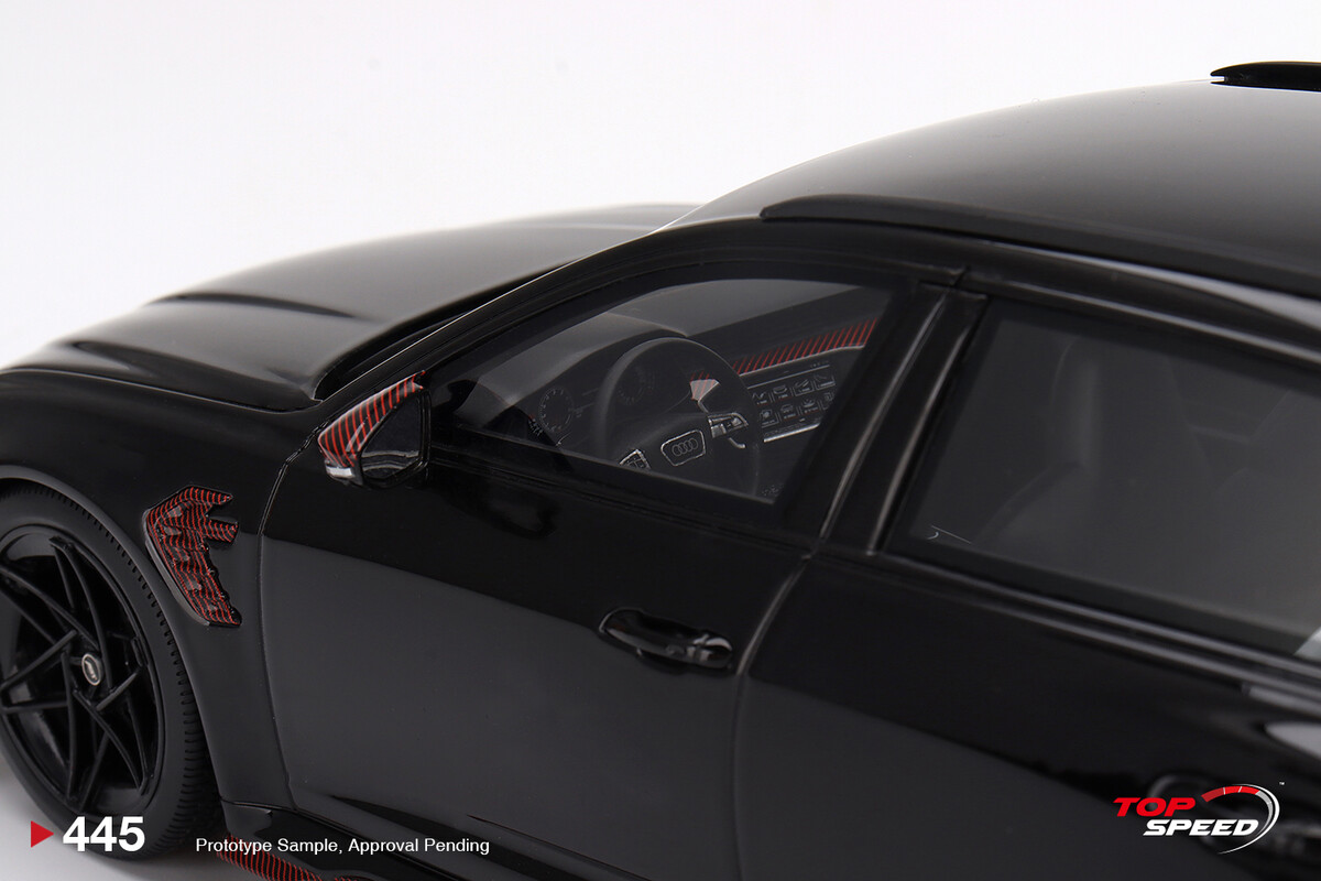 TopSpeed 1/18 ABT Audi RS6 Johann Abt Signature Edition Black TS0445 - Thumbnail