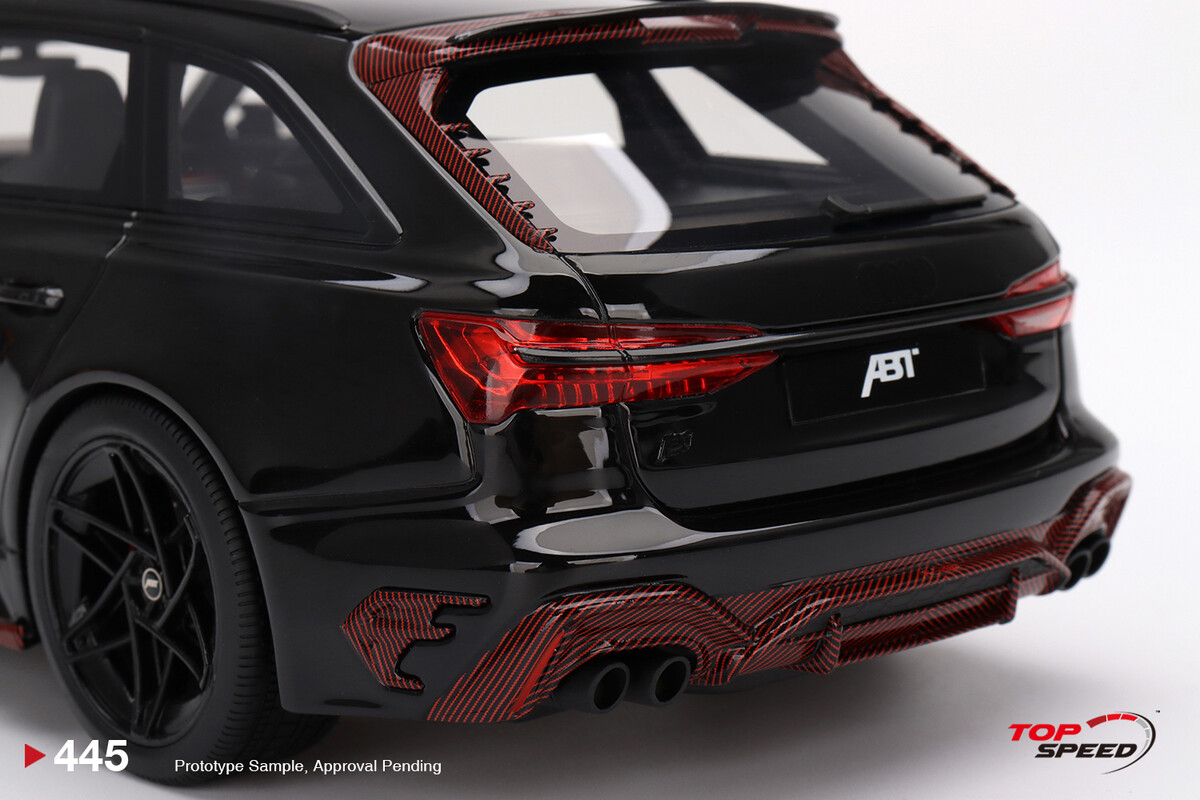 TopSpeed 1/18 ABT Audi RS6 Johann Abt Signature Edition Black TS0445 - Thumbnail