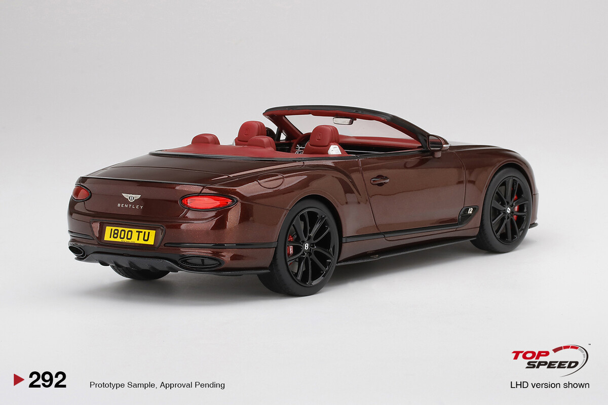 TopSpeed: 1/18 Bentley Continental GT Convertible Cricket Ball TS0292 - Thumbnail