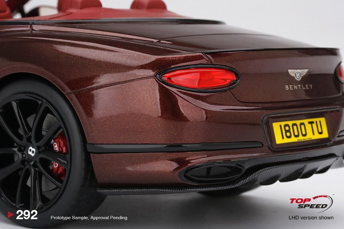 TopSpeed: 1/18 Bentley Continental GT Convertible Cricket Ball TS0292 - Thumbnail