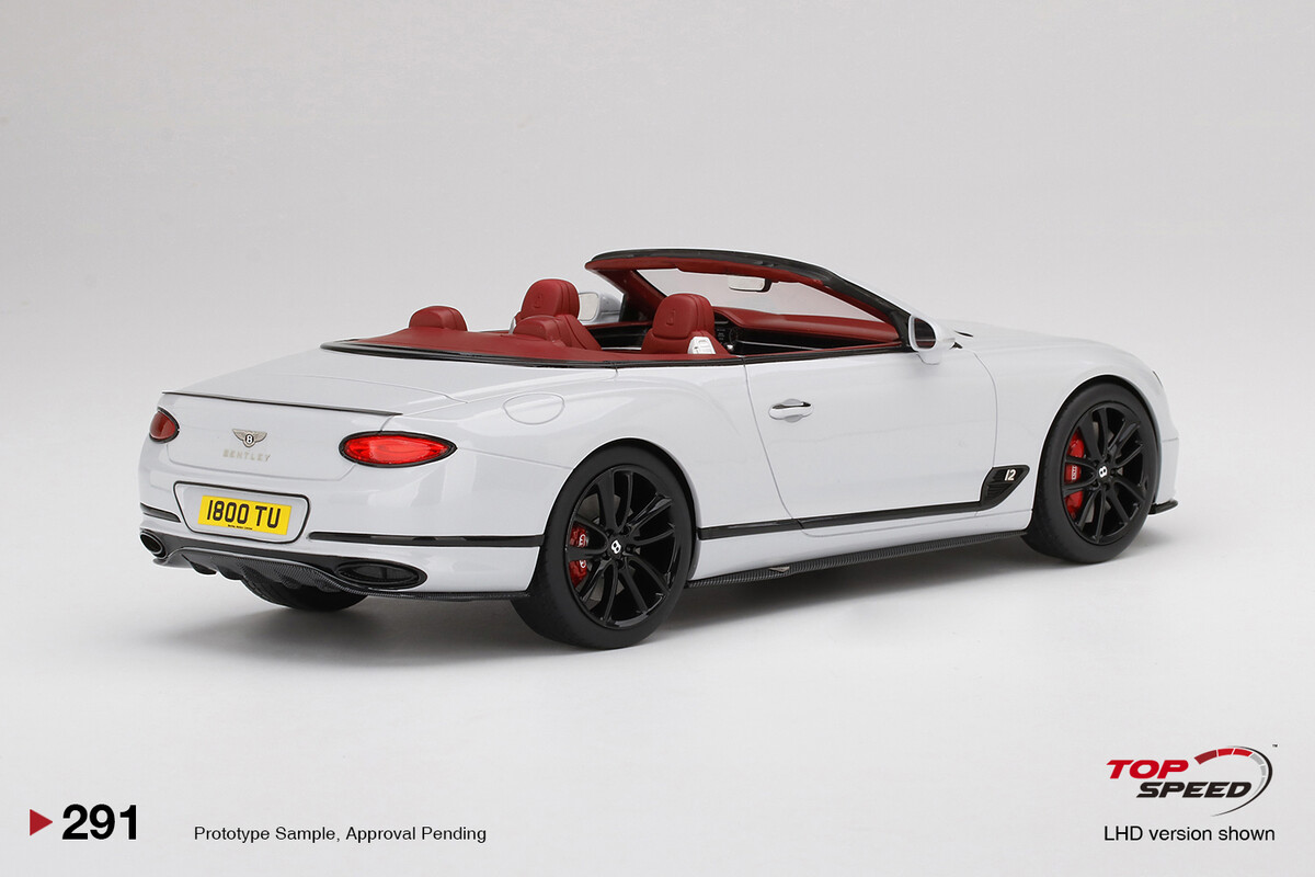 TopSpeed 1/18 Bentley Continental GT Convertible Ice TS0291 - Thumbnail