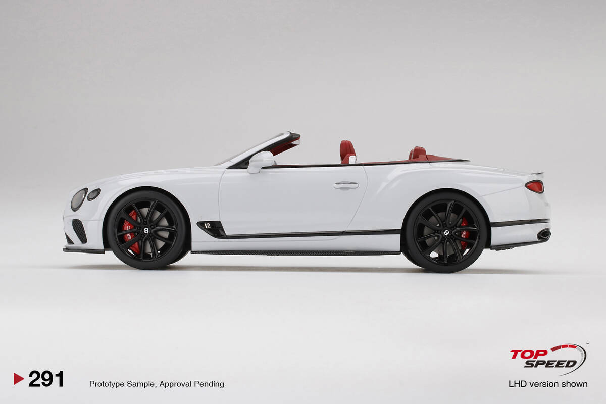 TopSpeed 1/18 Bentley Continental GT Convertible Ice TS0291