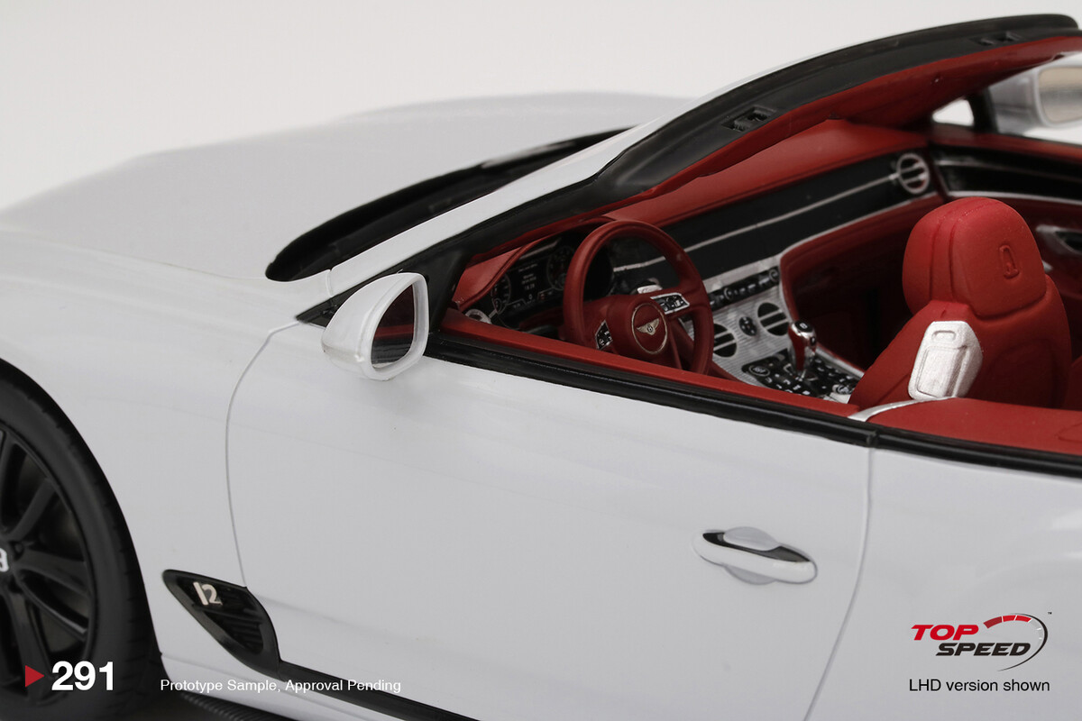 TopSpeed 1/18 Bentley Continental GT Convertible Ice TS0291 - Thumbnail