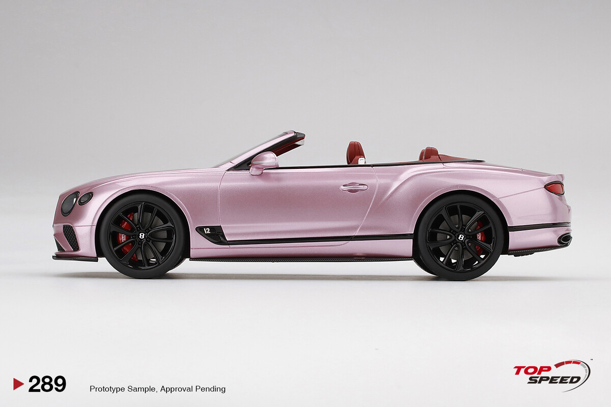 TopSpeed 1/18 Bentley Continental GT Convertible Passion Pink TS0289 - Thumbnail