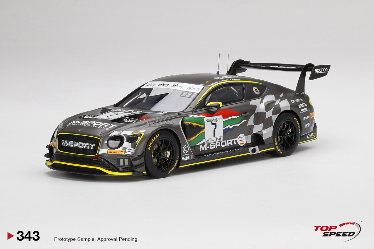 TopSpeed 1/18 Bentley Continental GT3 M-Sport 2020Intercontinental GT Challenge Kyalami 9 Hrs. TS0343 - Thumbnail