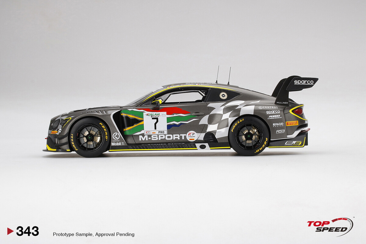 TopSpeed 1/18 Bentley Continental GT3 M-Sport 2020Intercontinental GT Challenge Kyalami 9 Hrs. TS0343 - Thumbnail