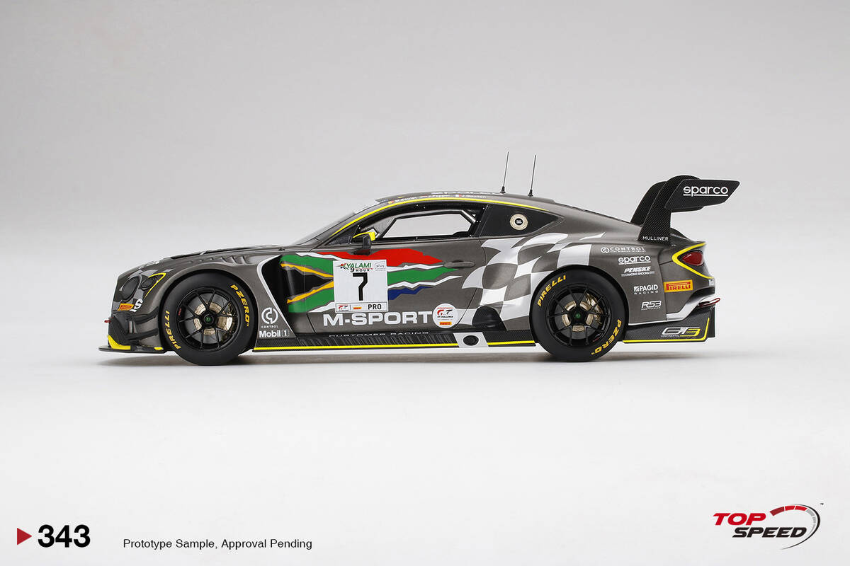 TopSpeed 1/18 Bentley Continental GT3 M-Sport 2020Intercontinental GT Challenge Kyalami 9 Hrs. TS0343