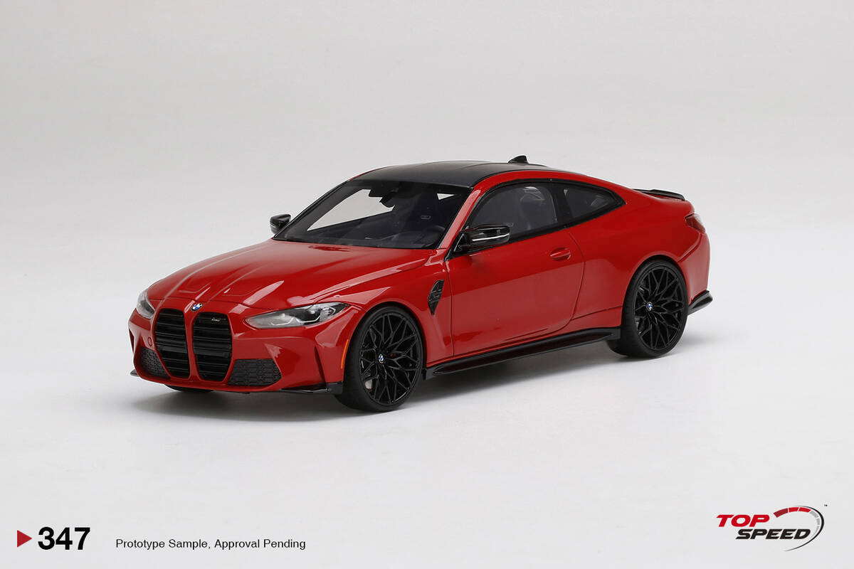 TopSpeed 1/18 BMW M4 Competition Toronto Red TS0347